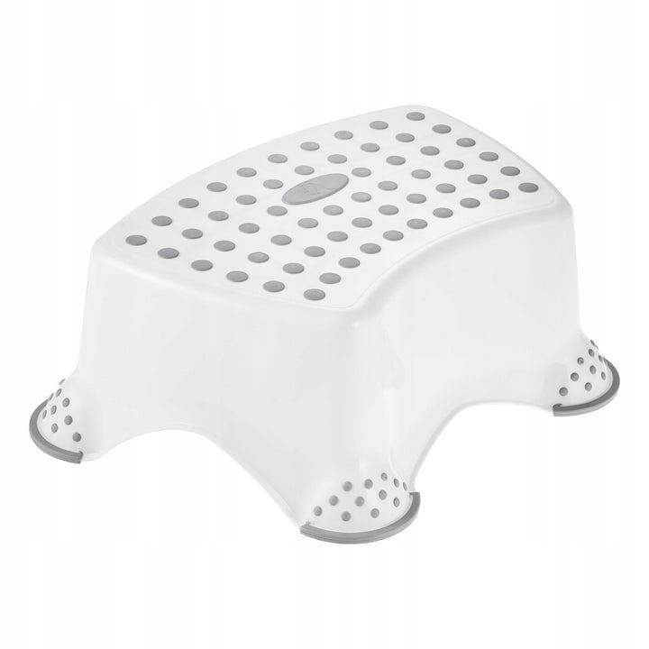 Csúszásmentes lépcsős szék, egylépcsős, max. 80 kg + WC-ülőkeborító + Öltözőpotty