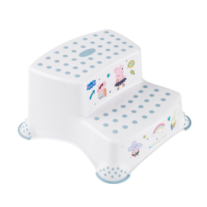 Keeeper csúszásmentes lépcsős szék, két fokozat, max. 120 kg, könnyen tisztítható, Peppa Pig