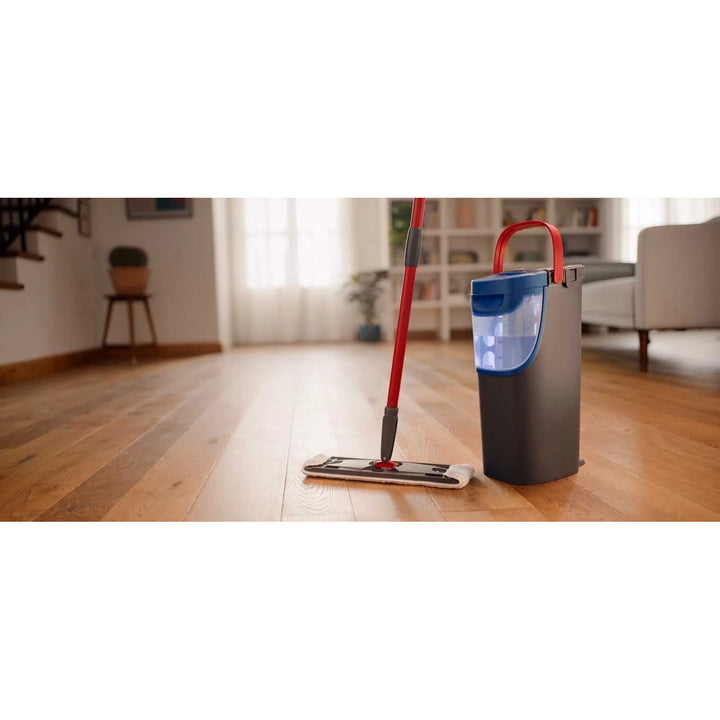 Vileda H2prO lapos felmosó, 100% szeparáció a tiszta és a szennyezett víz között, két tartály, 3 mikroszálas betét, 360°-os csúcs, 175774