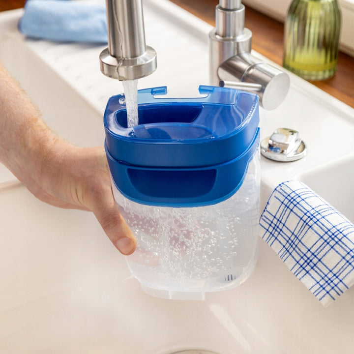 Vileda H2prO lapos felmosó, 100% szeparáció a tiszta és a szennyezett víz között, két tartály, 3 mikroszálas betét, 360°-os csúcs, 175774