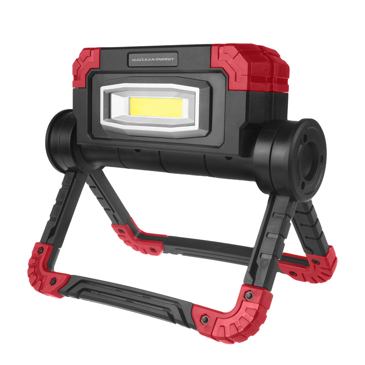 Maclean COB LED munkalámpa, 300 lm, 3 világítási mód, színhőmérséklet 6500K, MCE439 2 darab + 8x Varta Industrial AA elem