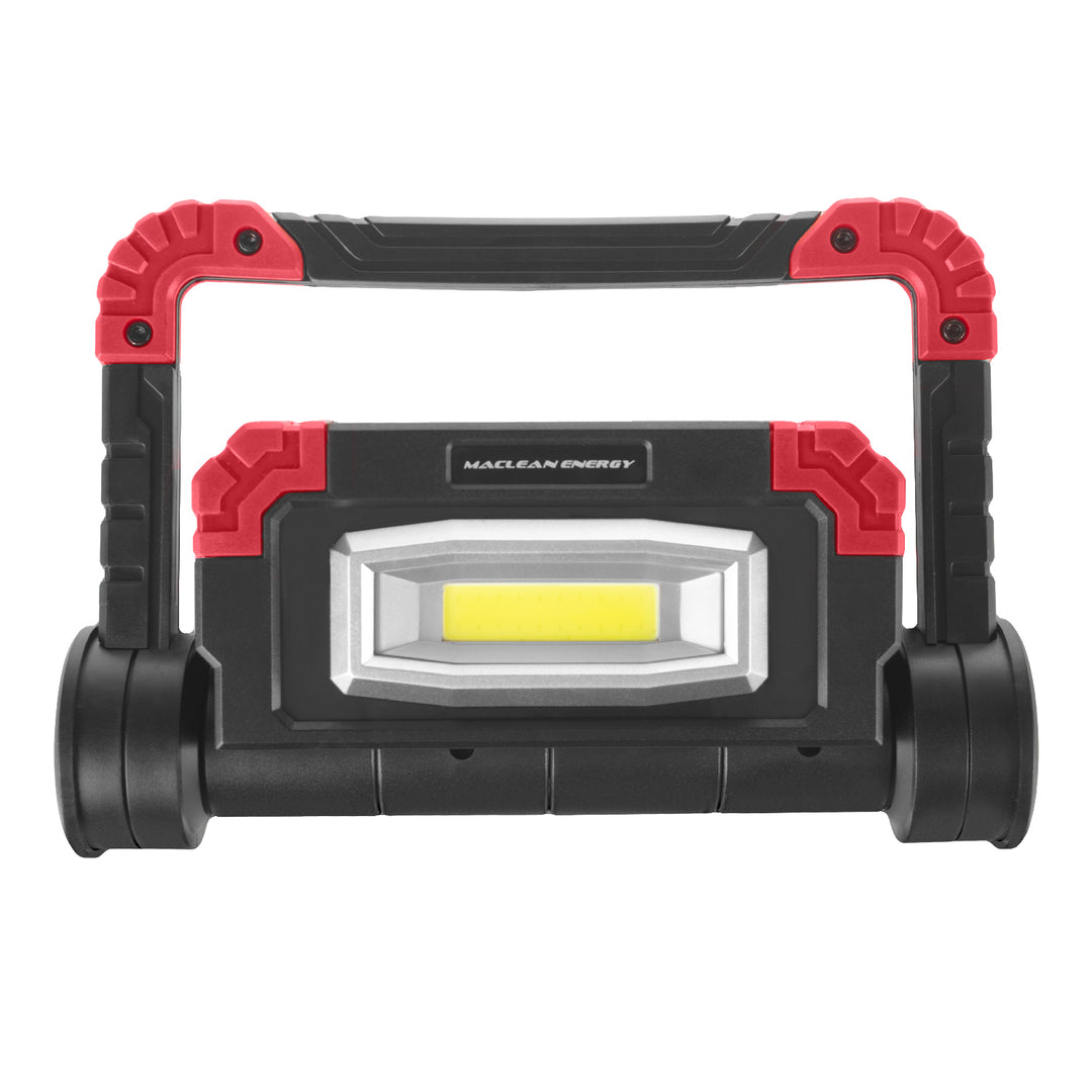 Maclean COB LED munkalámpa, 300 lm, 3 világítási mód, színhőmérséklet 6500K, MCE439 2 darab + 8x Varta Industrial AA elem