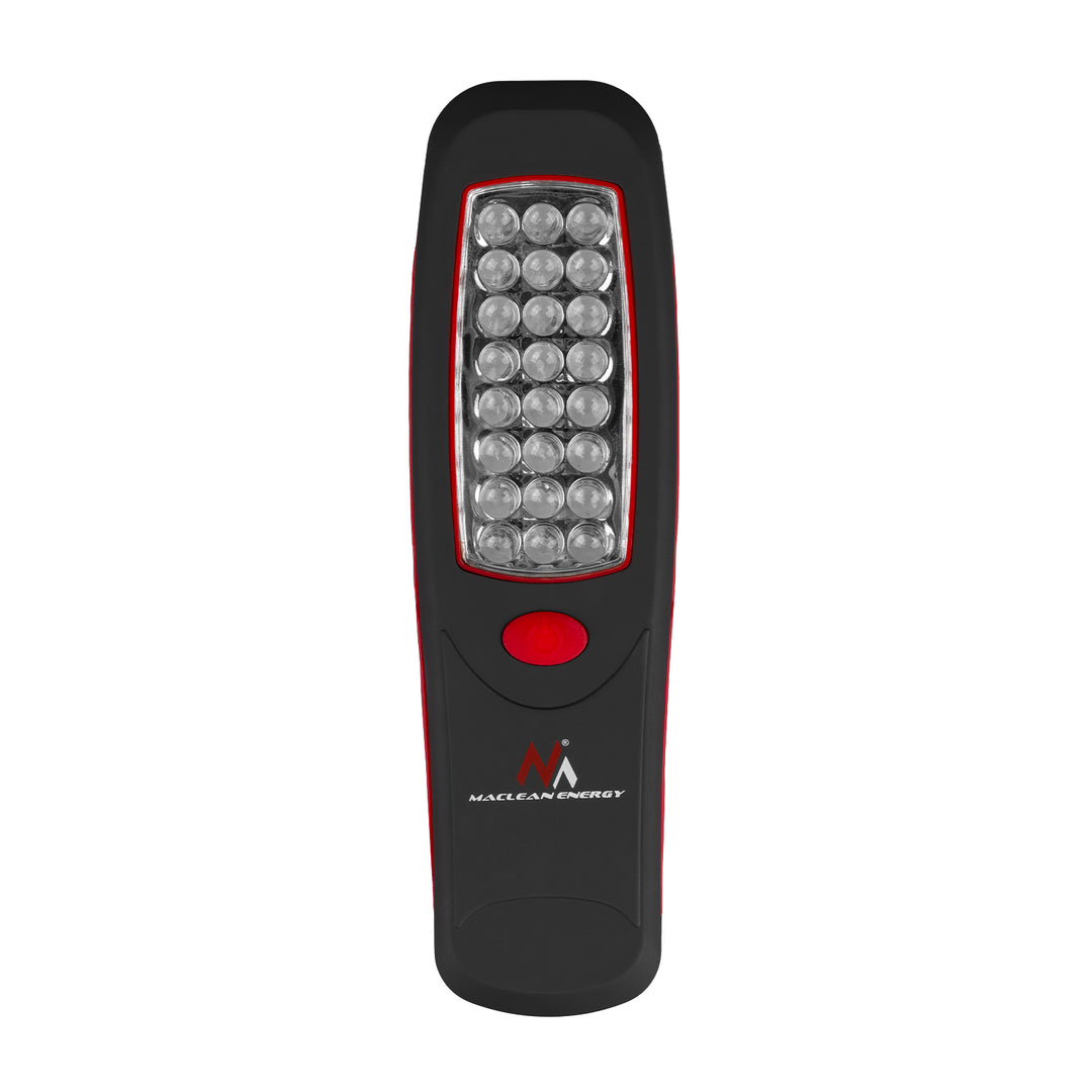 Maclean 24 LED műhelylámpa, mágnes, kampó, MCE03 2 darab + 6x Varta Industrial LR6/AA R-06 elem