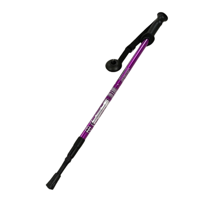 Nordic Walking alumínium botok, 65–135 cm, teleszkópos, lila