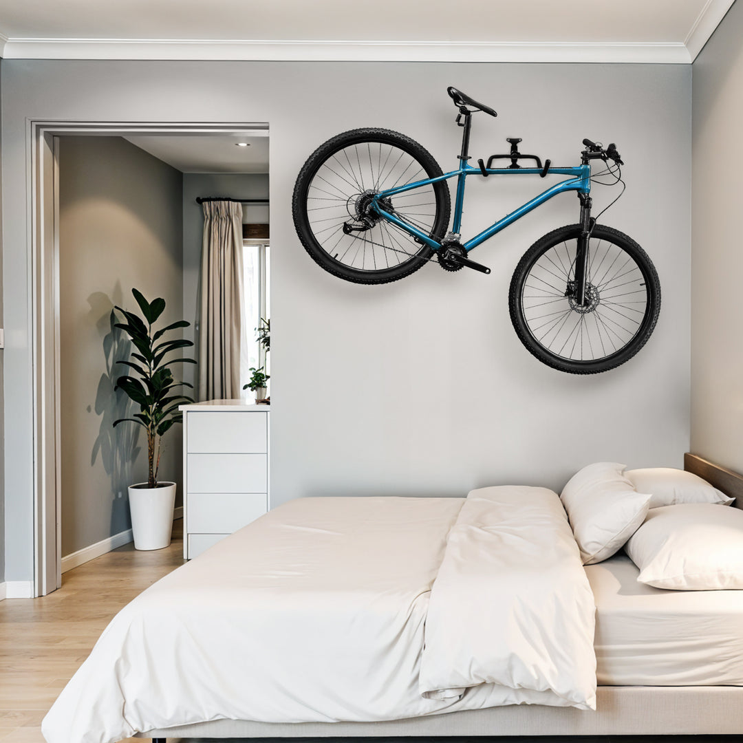 Maclean kerékpártartó/fali akasztó, vízszintes, acél, max. terhelhetőség 30 kg, MC-431, 3 darab