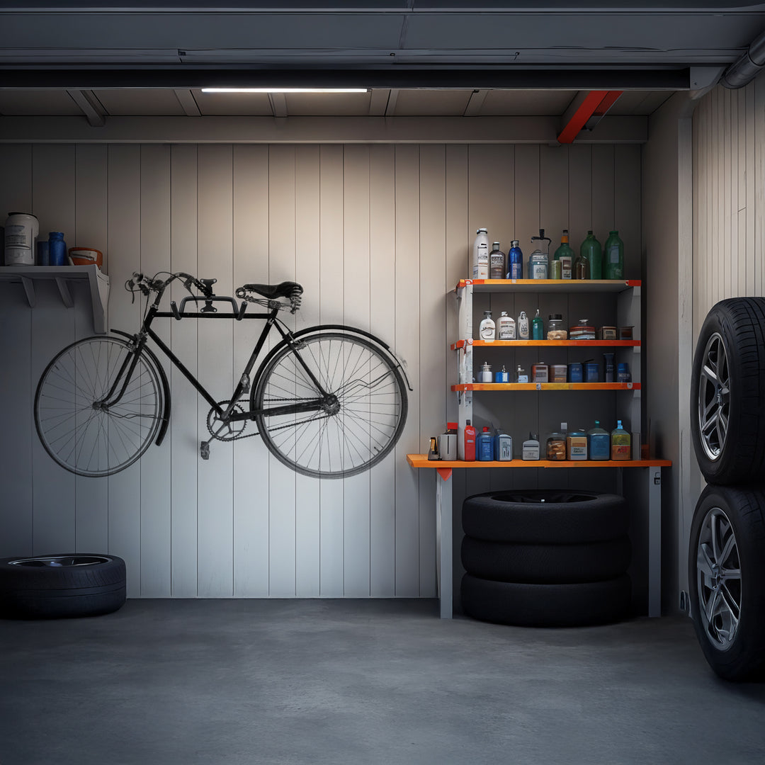 Maclean kerékpártartó/fali akasztó, vízszintes, acél, max. terhelhetőség 30 kg, MC-431, 3 darab