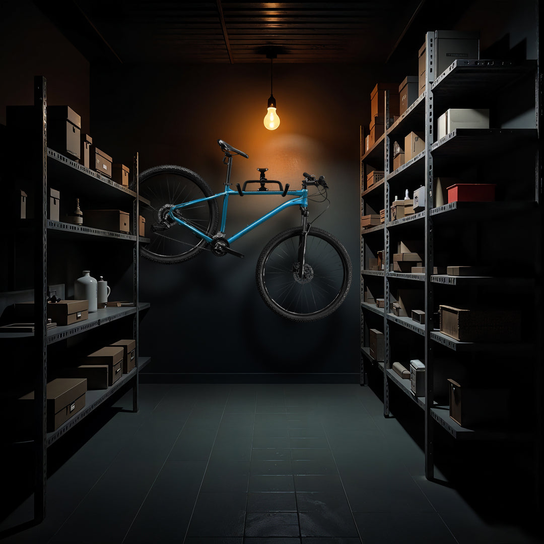 Maclean kerékpártartó/fali akasztó, vízszintes, acél, max. terhelhetőség 30 kg, MC-431, 3 darab