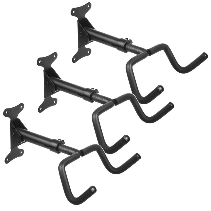 Maclean kerékpártartó/fali akasztó, vízszintes, acél, max. terhelhetőség 30 kg, MC-431, 3 darab