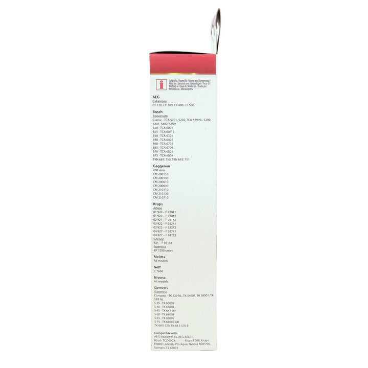 Vízszűrő AEG, BSH, Krups, Melitta, Nivona Scanpart csavaros eszpresszógépekhez, 2 darab