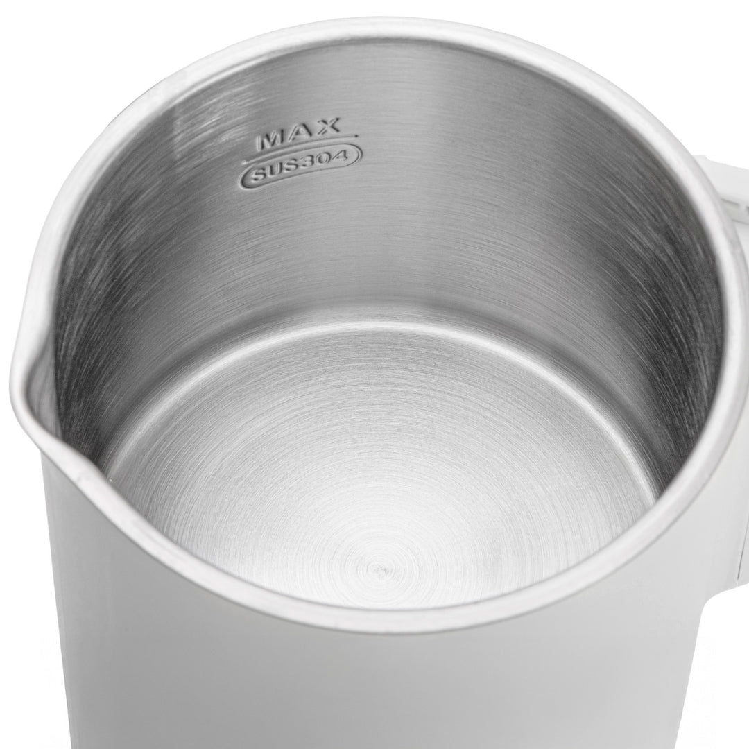 Adler elektromos vízforraló, utazó vízforraló, dupla falú, 0,8 l űrtartalom, max. teljesítmény 650 W, szürke, AD 1388