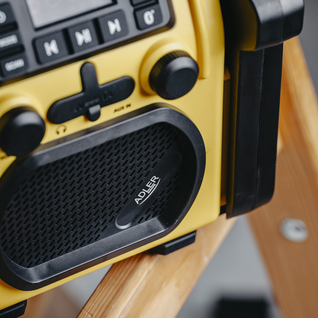 Adler építési rádió, Bluetooth 5.1, IPX 54, 10 W teljesítmény, AD 1911