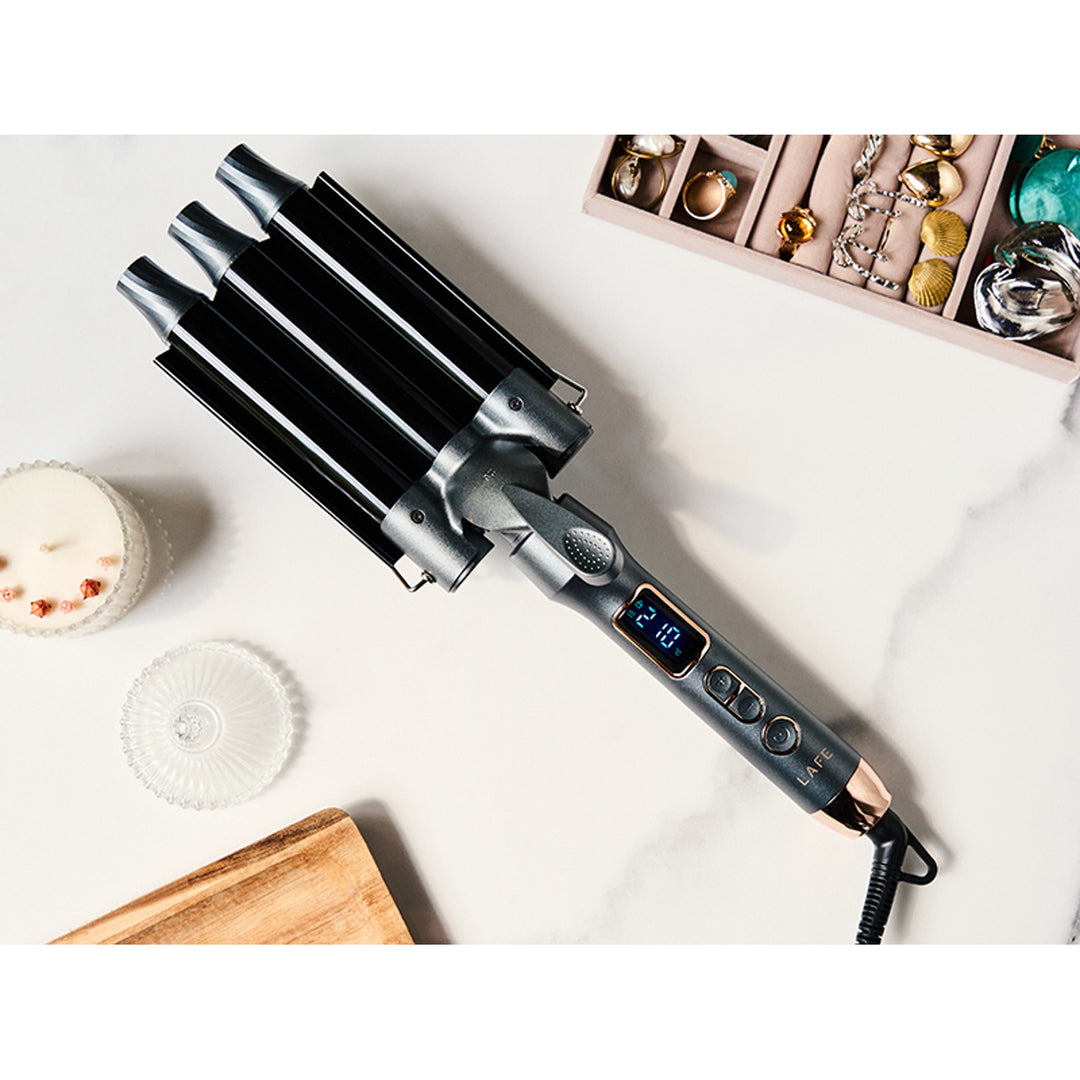 LAFE hajcsavaró, fűtőelem átmérője 25 mm, teljesítmény 105 W, Sleek & Shine Waver