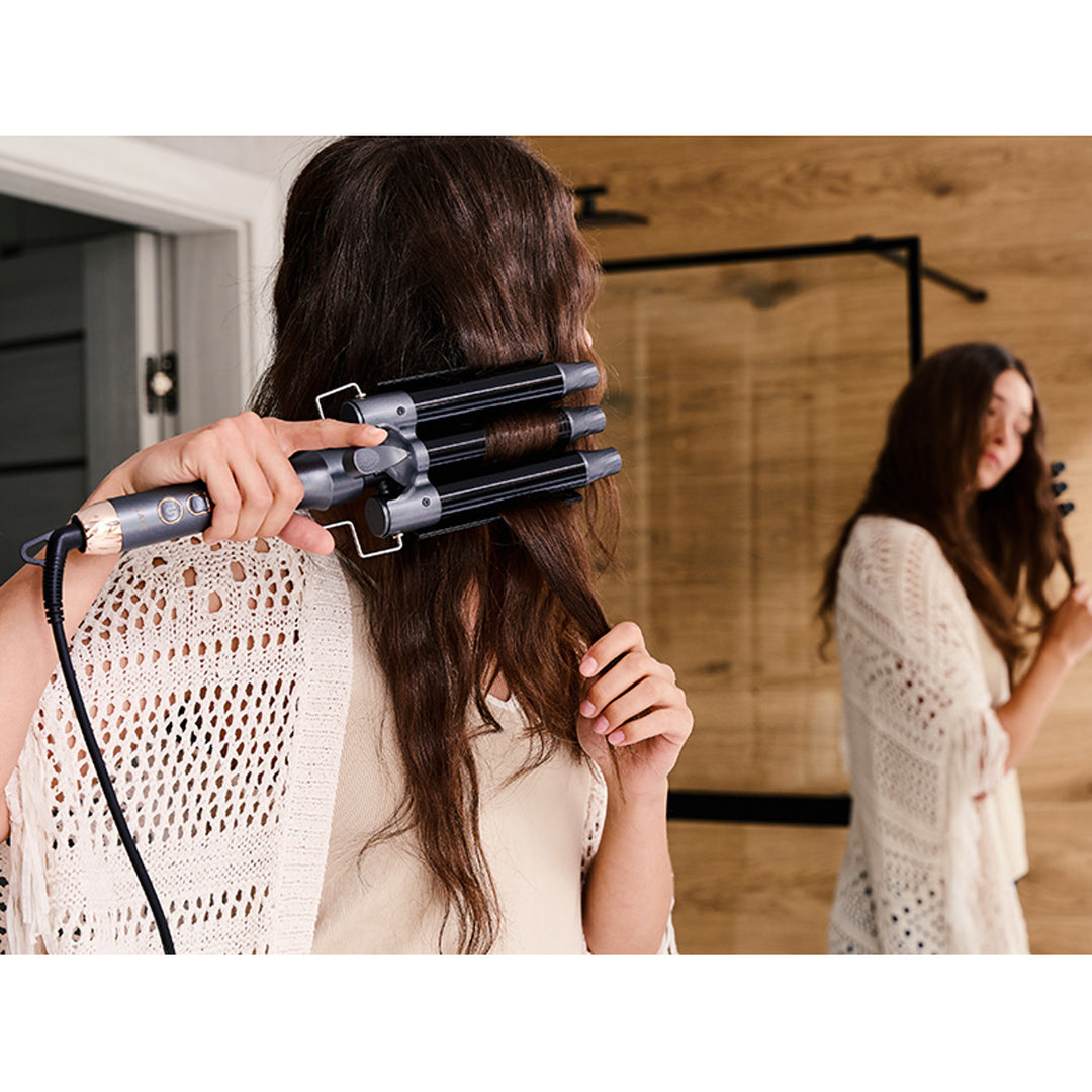 LAFE hajcsavaró, fűtőelem átmérője 25 mm, teljesítmény 105 W, Sleek & Shine Waver