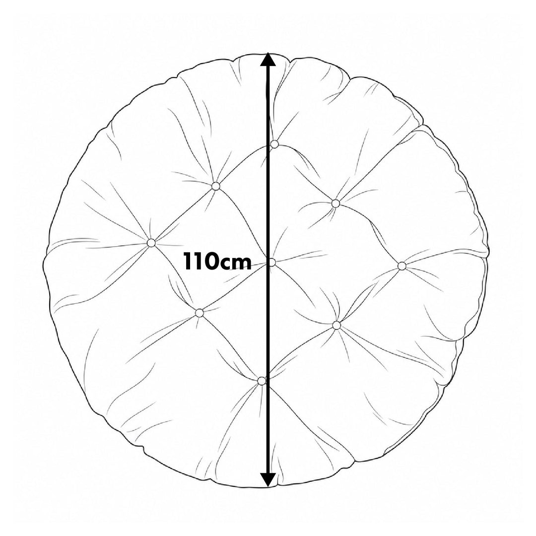 GreenBlue párna, szürke, kerti, gólyafészek, 110 cm, GB243 GR
