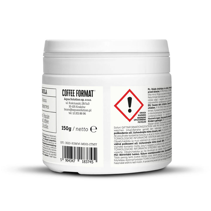 Kávéfőző-tisztító tabletták szett, 2-phase Cleaning TABS+ 40 db × 3,5 g + kávéfőző-vízkőmentesítő tabletták, Descaler Tab+ 6 db × 16 g