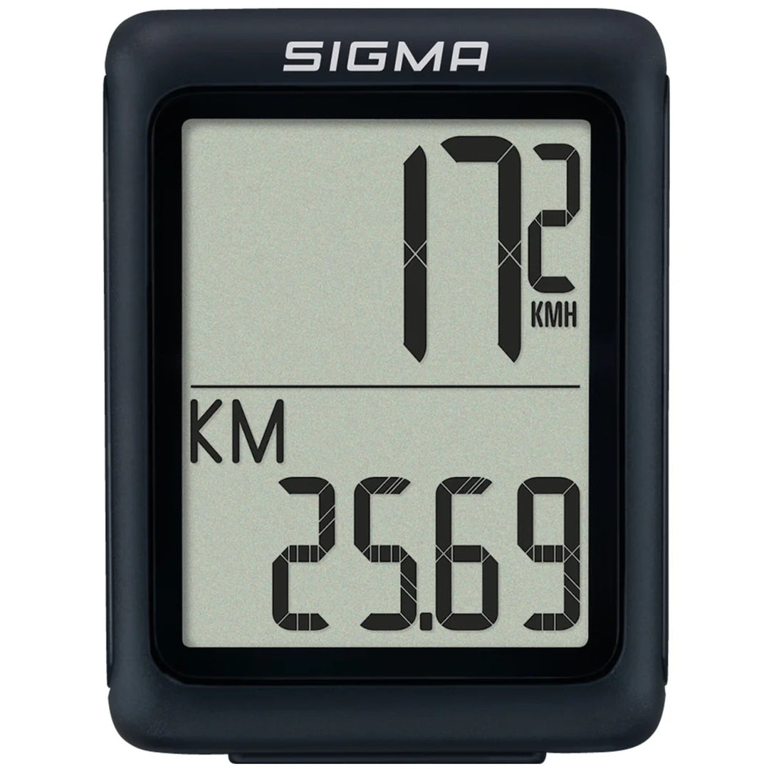 Sigma BC 5.0 WR kerékpárkomputer, vízálló, időjárásálló, nagy és jól olvasható kijelző, 5 alapvető funkció