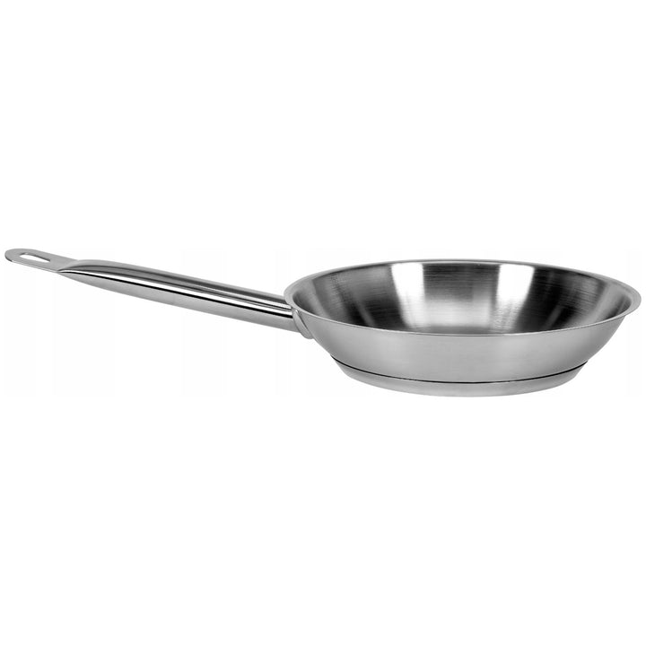 Yato Gastro professzionális éttermi serpenyő, bármilyen típusú főzőlaphoz, rozsdamentes acélból, 20 cm átmérőjű, 1,3 l űrtartalmú, mosogatógépben mosható, YG-00100