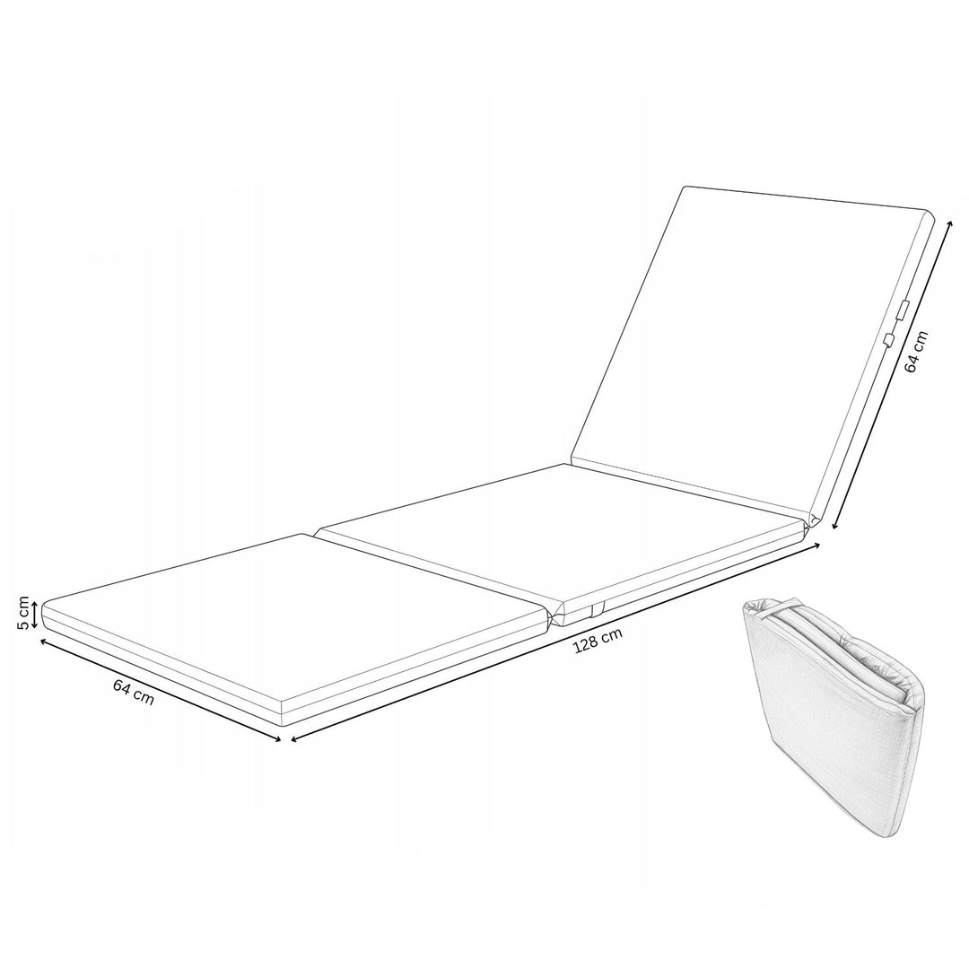 Daytona napozóágy párna, szürke színű, S-550 Melange szövet, mérete 192x64 cm, gumiszalaggal rögzíthető, vízálló, Melange S-23