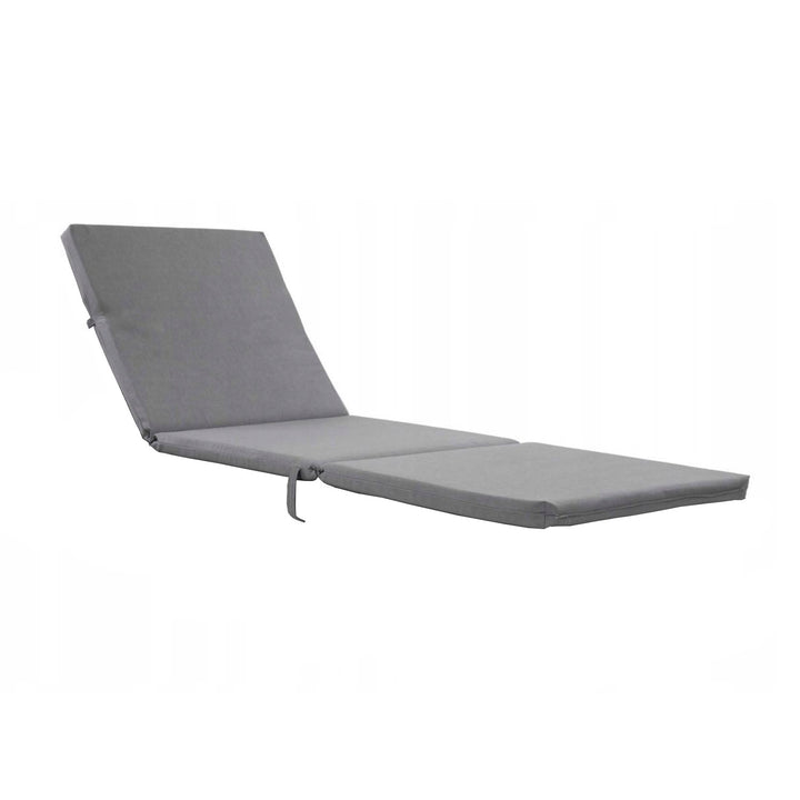 Daytona napozóágy párna, szürke színű, S-550 Melange szövet, mérete 192x64 cm, gumiszalaggal rögzíthető, vízálló, Melange S-23