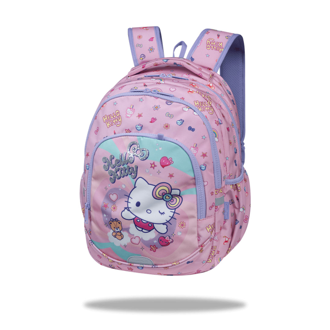 Hello Kitty Coolpack iskolatáska, Primo Pro méret (16"), kialakított háttámla és párnázott vállpántok, 2 főrekesz és laptopzseb, megerősített alj, F162025