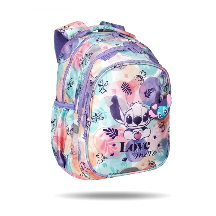 Stitch Coolpack iskolai szett, Jerry 2-rekeszes hátizsák (15"), Jumper 3 tolltartó és sportcipőzsák