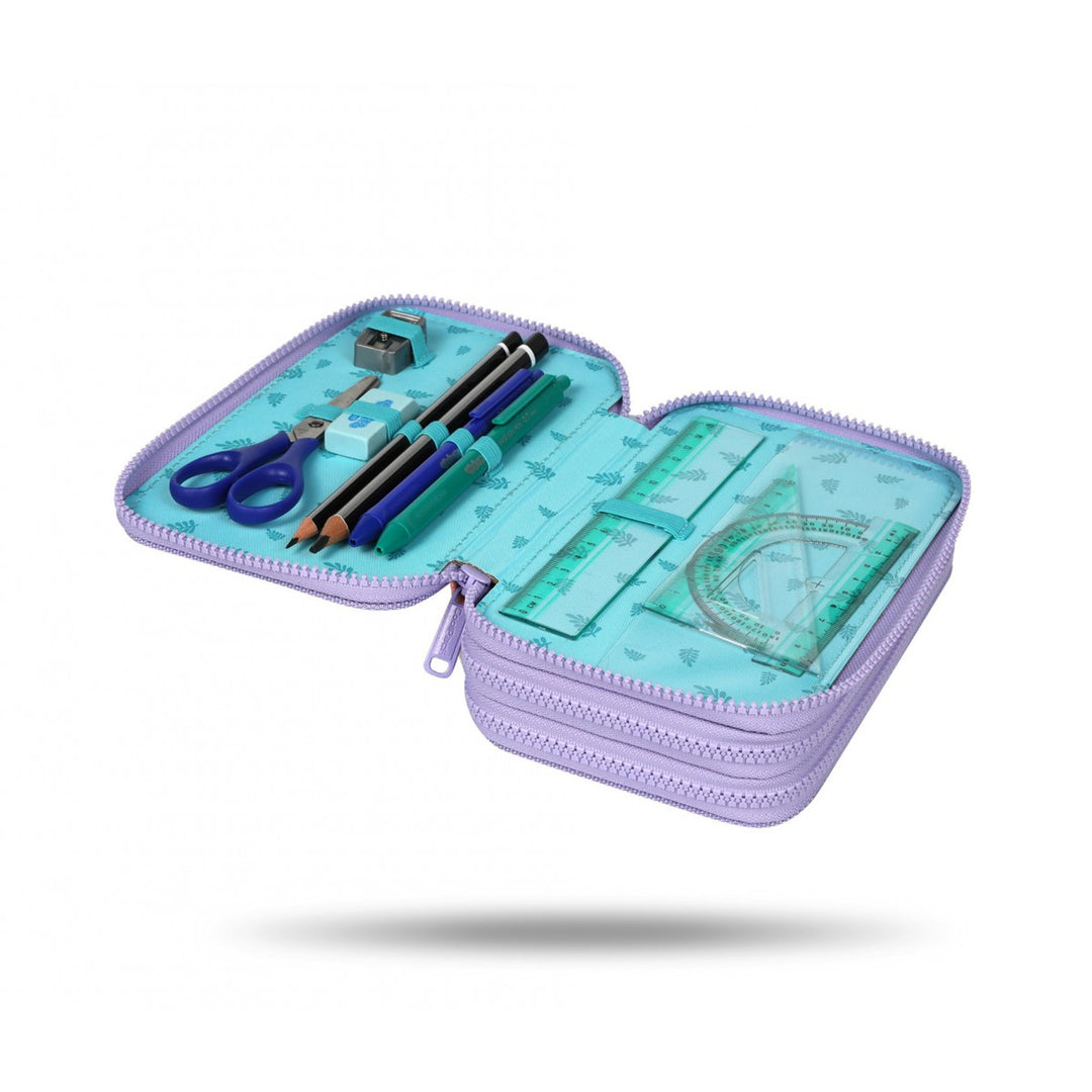 Stitch Coolpack iskolai szett, Jerry 2-rekeszes hátizsák (15"), Jumper 3 tolltartó és sportcipőzsák