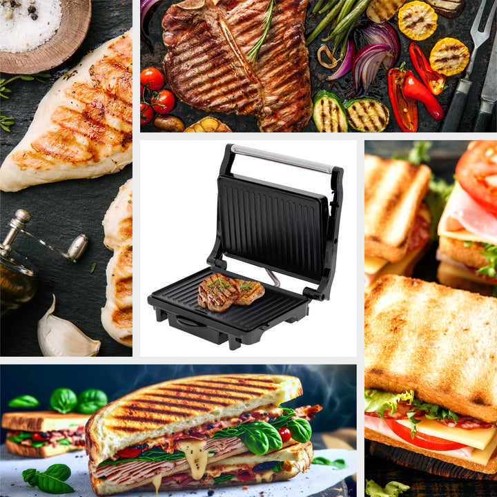 Camry elektromos grill, tapadásmentes lapok, maximális teljesítmény 2100 W, CR 3044