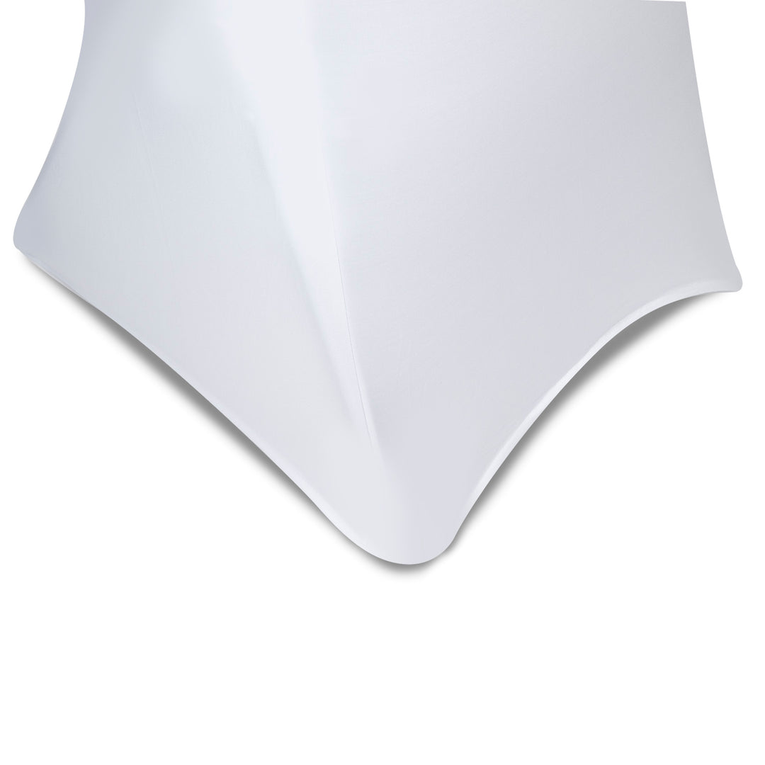 GreenBlue fehér catering székhuzat, 88x50x45 cm, spandex, GB374, 4 darab