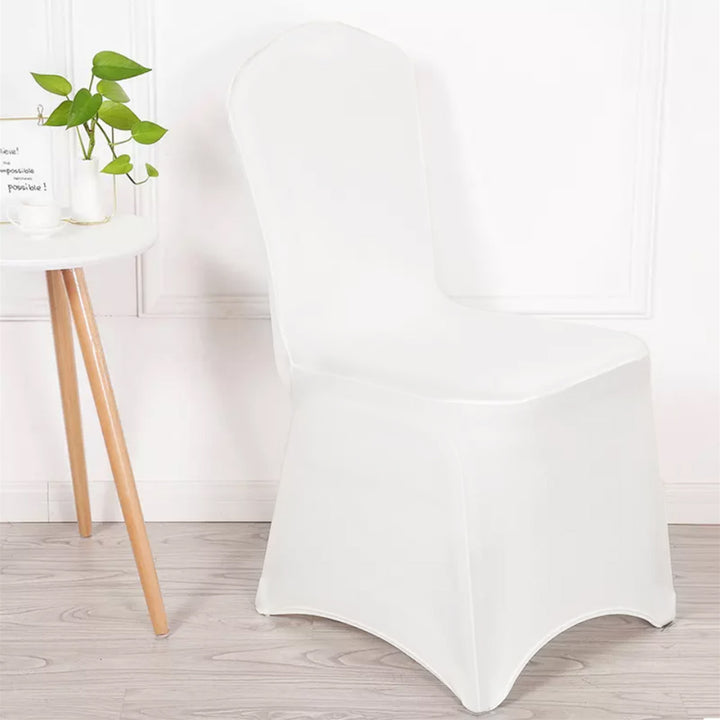 GreenBlue fehér catering székhuzat, 88x50x45 cm, spandex, GB374, 4 darab