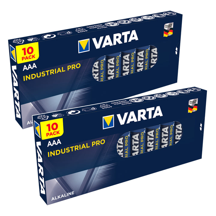 20 db R-03 LR03 AAA elem, Varta Industrial 4003