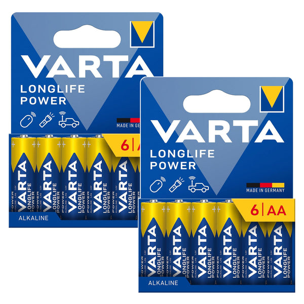 12 db R-06, R06, AA, LR06 1,5 V-os VARTA Longlife Power alkáli elem