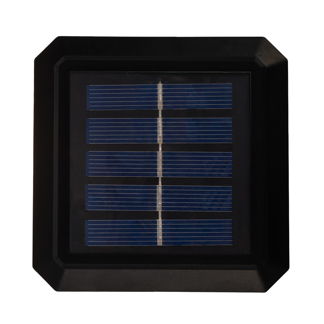 GreenBlue LED-es napelemes oszloplámpa, 100x100 mm, boríték alakú tető, 3200 K, GB128 WW, 2 db