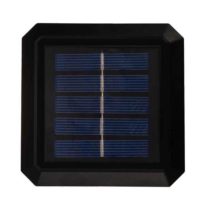 GreenBlue LED-es napelemes oszloplámpa, 100x100 mm, boríték alakú tető, 3200 K, GB128 WW, 4 darab