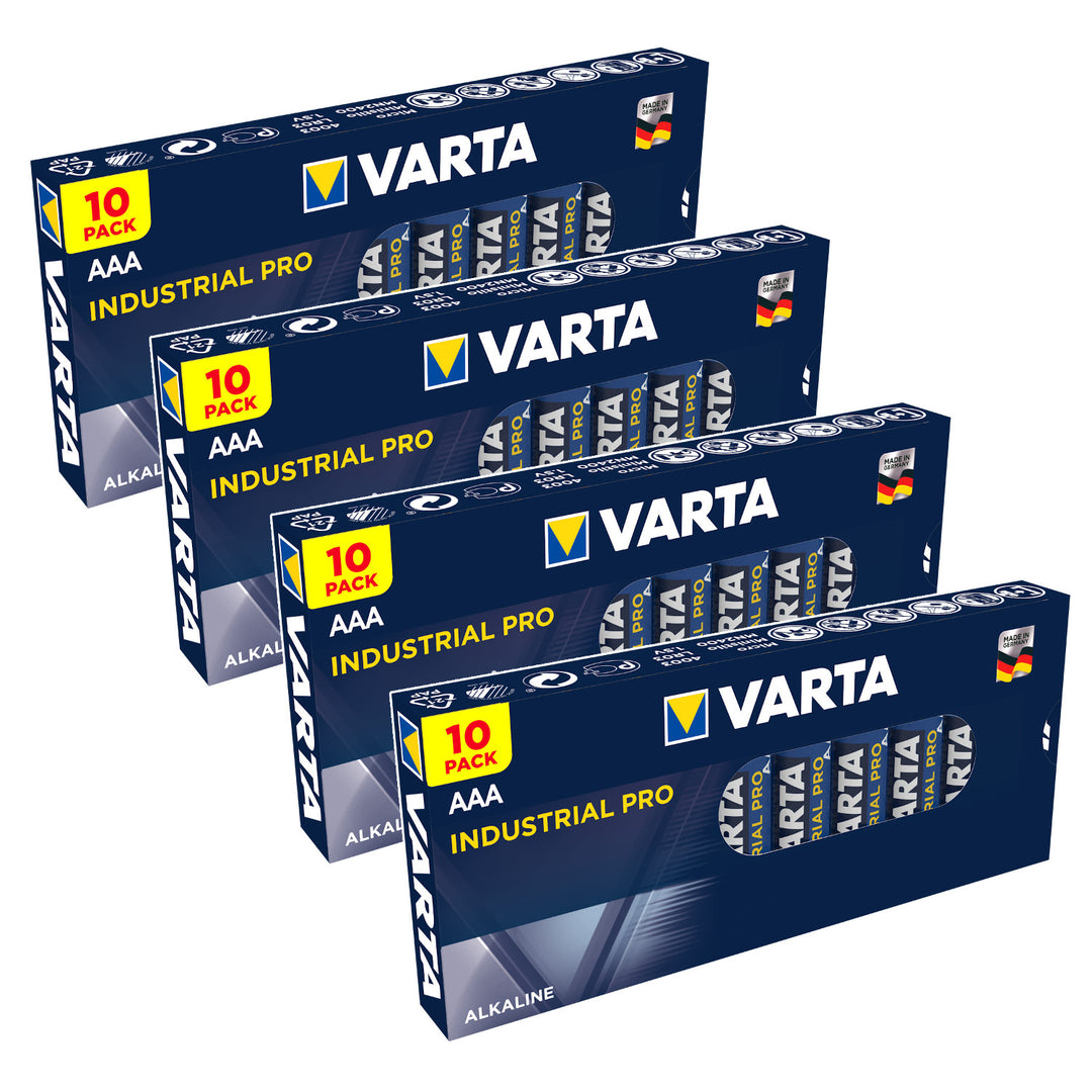40x R-03 LR03 AAA AAA alkáli elem Varta Industrial 4003