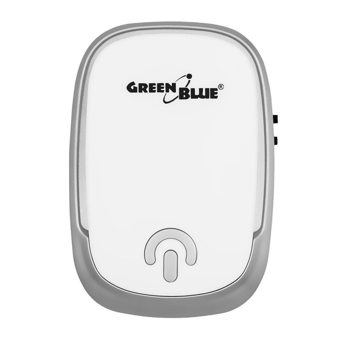 GreenBlue vezeték nélküli csengő, 38 dallam, 90 dB, fehér, hatótávolság akár 200 m, GB404 W