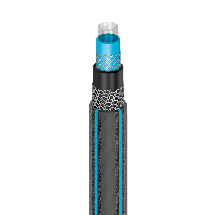 Cellfast Aluplus 1/2" 60 m-es tömlőtartó + Cellfast Hobby ATS2 1/2" 25 m-es kerti tömlő