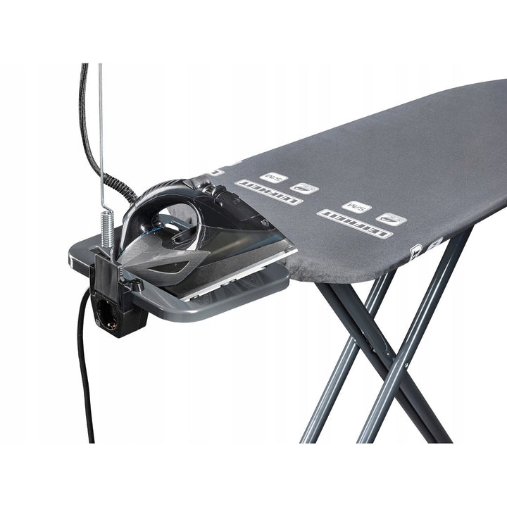 Leifheit Air Board M Black Plus vasalódeszka, hő- és gőzvisszaverő, magasságállítható, 72485
