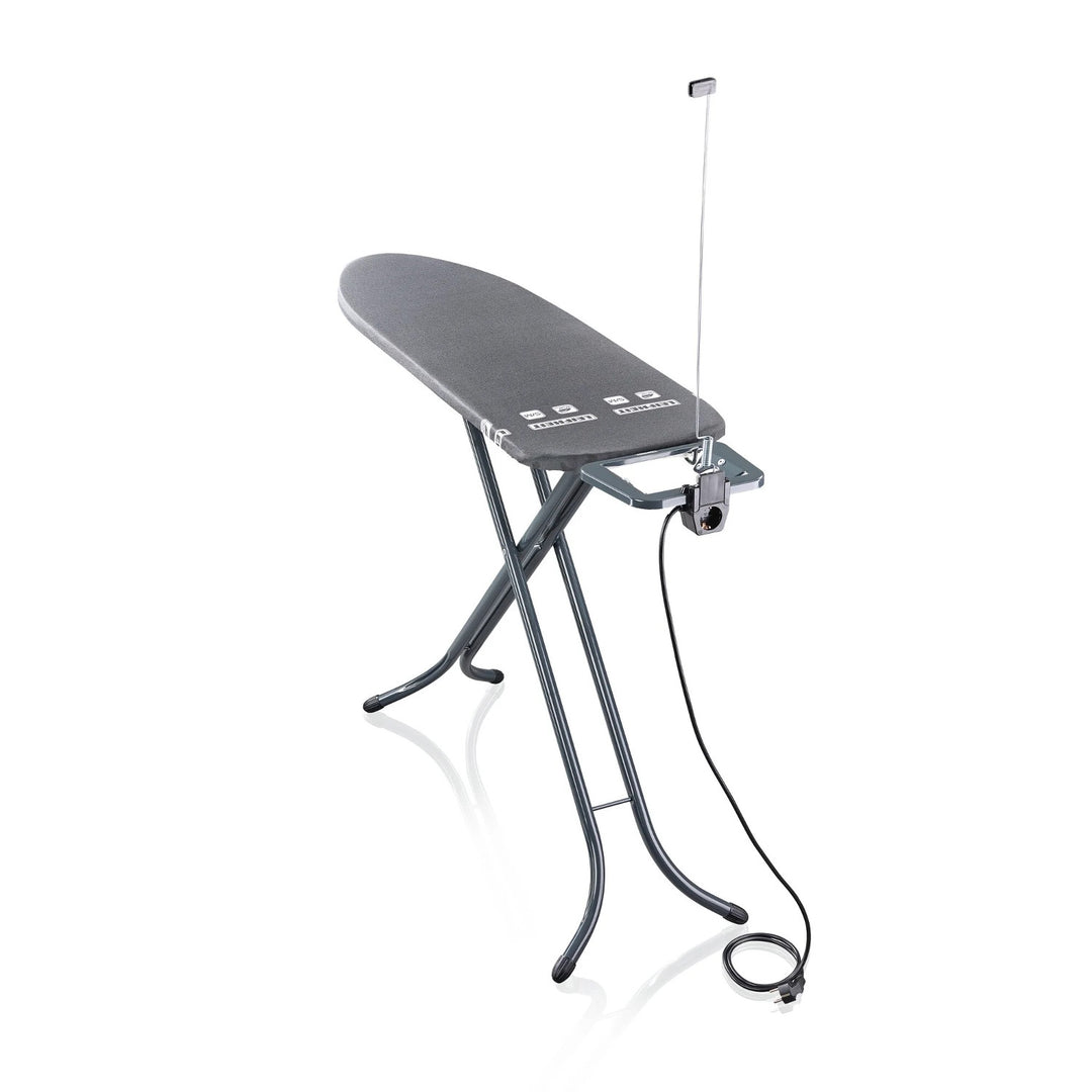 Leifheit Air Board M Black Plus vasalódeszka, hő- és gőzvisszaverő, magasságállítható, 72485