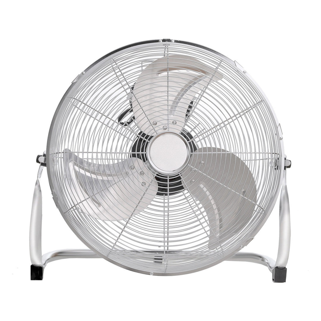 HanksAir padlóventilátor, 80 W teljesítmény, 3 üzemmód, krómozott acélból készült, 40 cm átmérőjű, 1,5 m hosszú kábel, W021