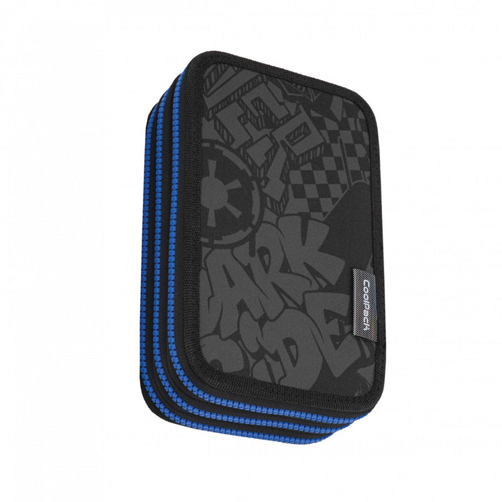 Star Wars Coolpack iskolai szett, 3 rekeszes Jerry hátizsák (15") kontúrozott háttámlával és állítható vállpántokkal, valamint Jumper 3 tolltartó kiegészítőkkel