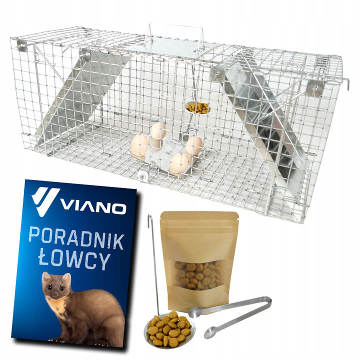Élőcsapda, csapda menyétek, patkányok, egerek, nyestek és hermelinok számára, Viano P1