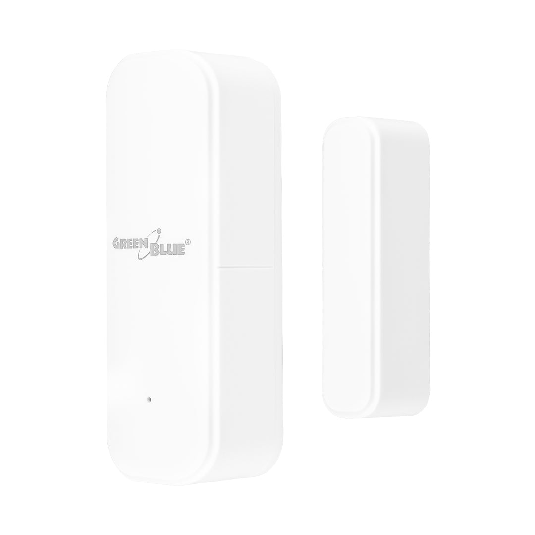 GreenBlue vezeték nélküli kontaktor / WiFi nyitásérzékelő, Android/iOS, ajtókhoz / ablakokhoz, 3,0 V DC, LR03x2, GB479 W, 2 készlet