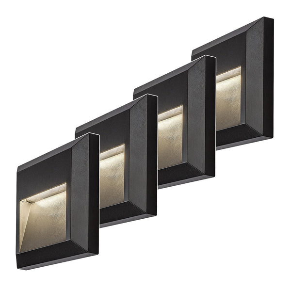Rabalux lámpa, falra szerelhető, kültéri, 4 W-os LED, antracit, Trento, 4 darab