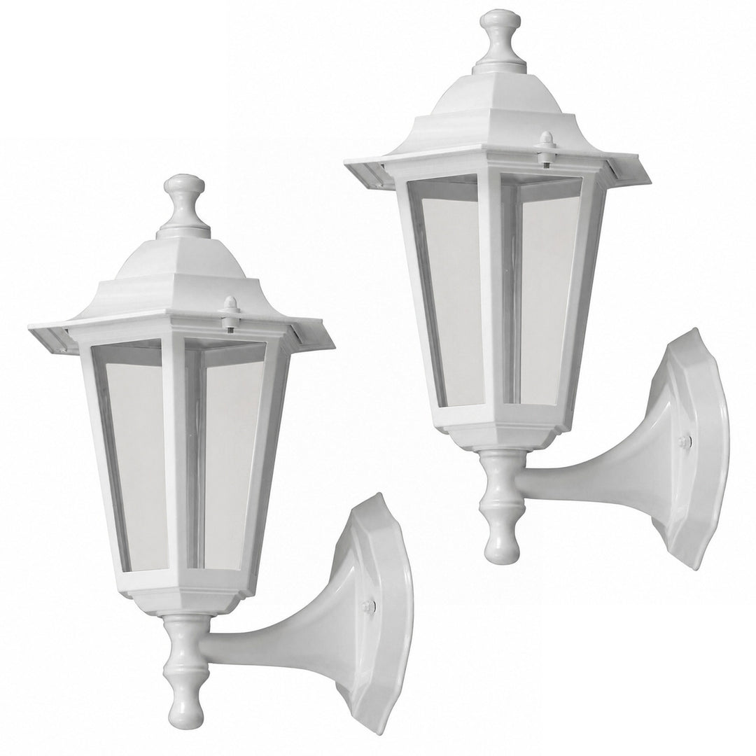 Rabalux falilámpa, kültéri, IP43, E27, max. 60 W, fehér, Velence, 2 db