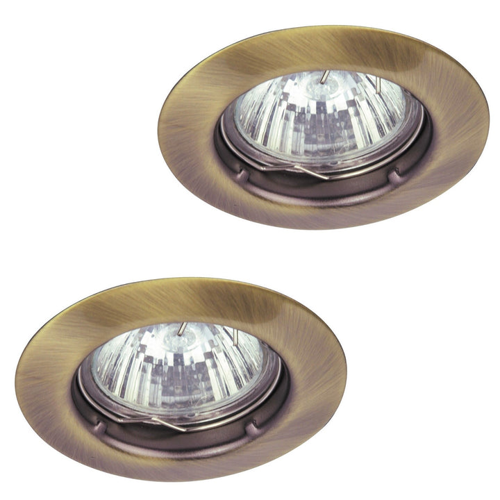 Rabalux süllyesztett lámpatest, IP20, barna, GU5.3, 12 V, Spot Relight, 2 darab