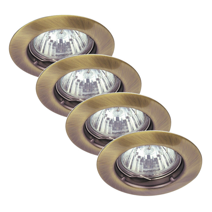 Rabalux süllyesztett lámpatest, IP20, barna, GU5.3, 12 V, Spot Relight, 4 darab