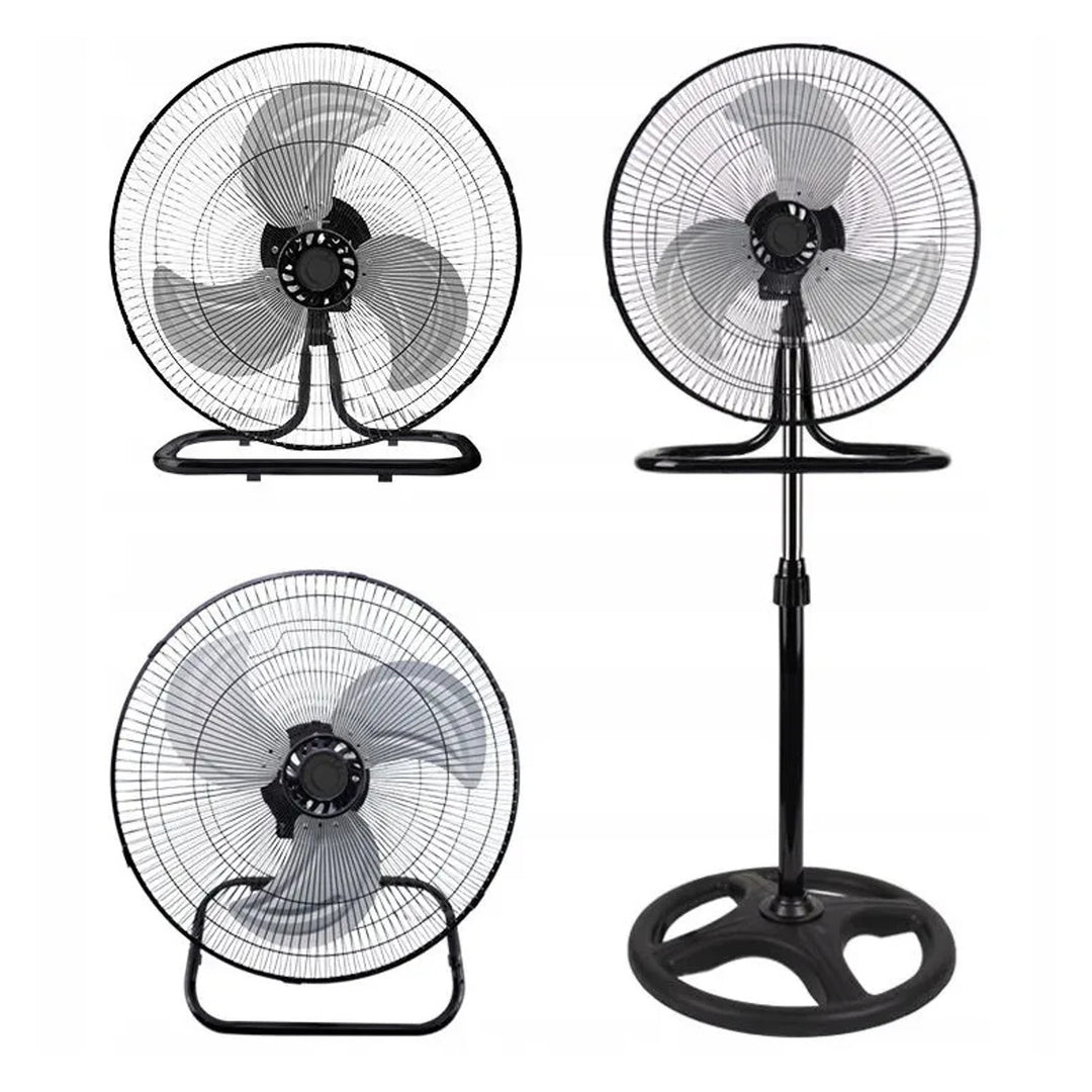 LTC állóventilátor, 18", fekete színű, állítható magasságú, 50 W teljesítményű, LXWT04C