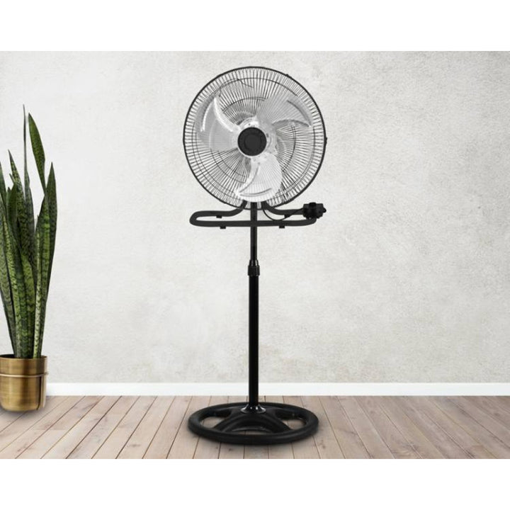 LTC állóventilátor, 18", fekete színű, állítható magasságú, 50 W teljesítményű, LXWT04C