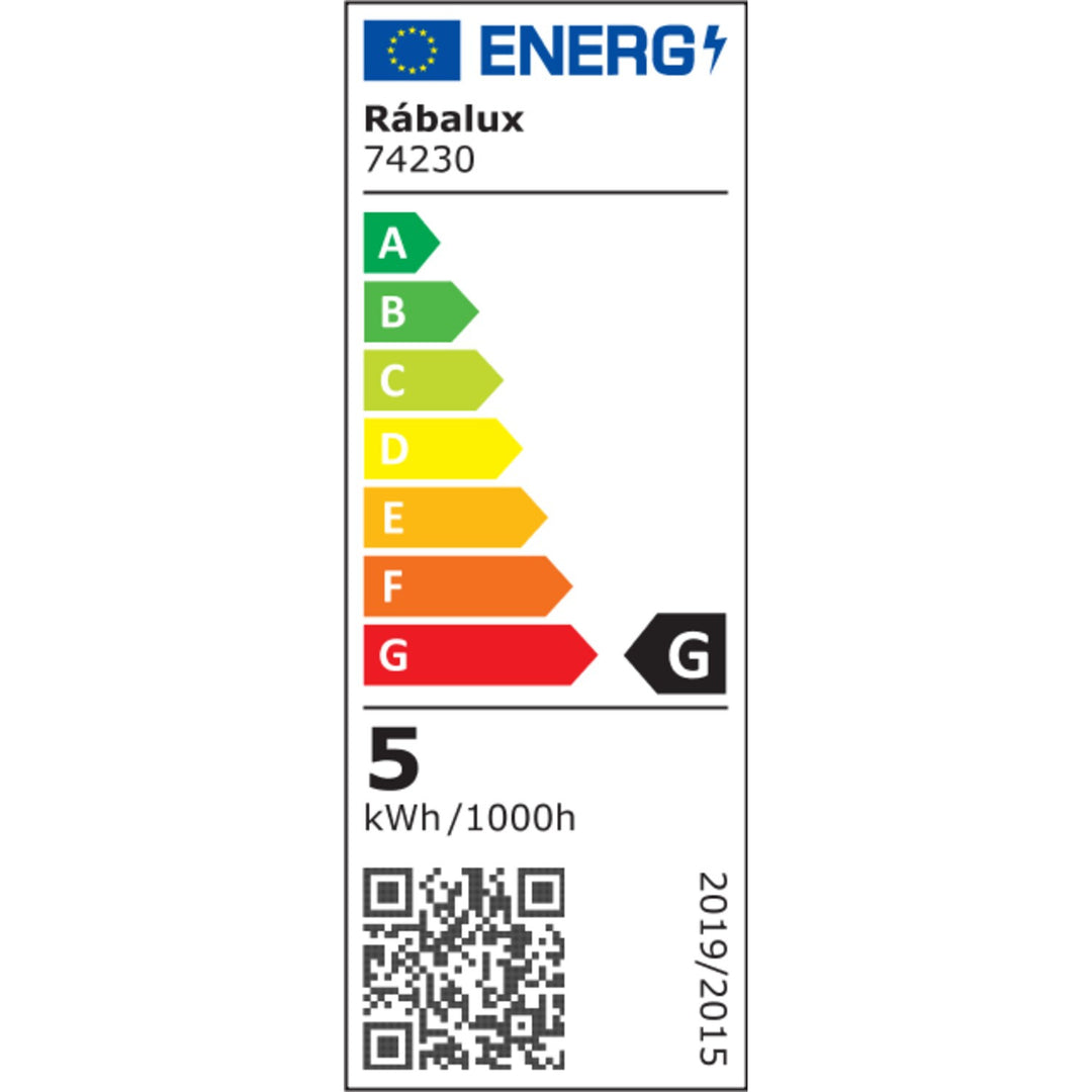 Rabalux Figen LED RGB 5 W-os íróasztali lámpa, fekete, IP20, 5000 K