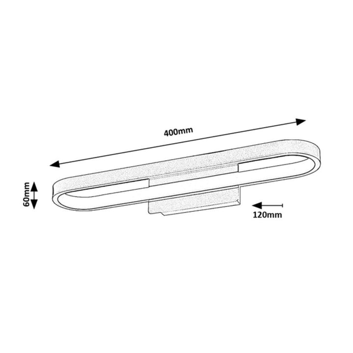 Rabalux Odran fürdőszobai lámpa, LED 15 W, IP44, 4000 K, 75055